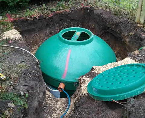 septic tanks